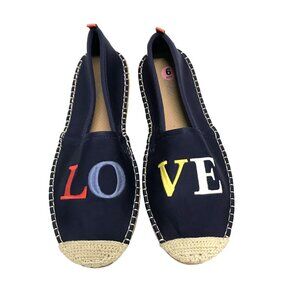 Sea Star Beachcomber Espadrilles Navy Blue Slip On LOVE Shoes Womens 9 Shoes
